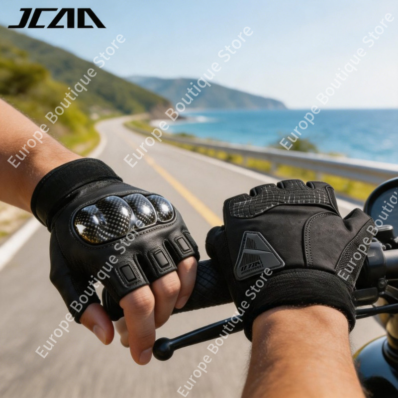 2026 NEW Summer Half Finger Mo - Motorcycle Gear Gloves recension och pris