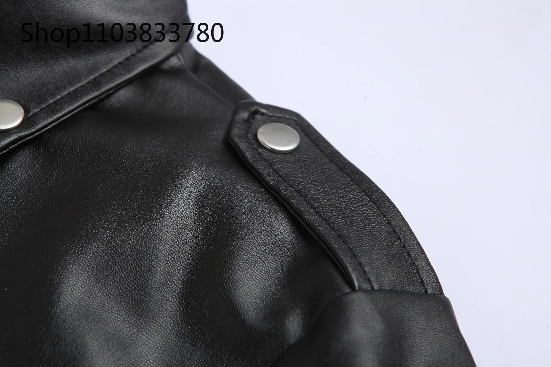 Men PU Leather Jacket Motorcyc - Riding Jacket Leather reseña y precio