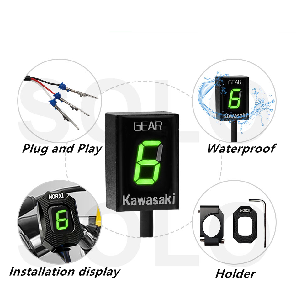 Motorcycle Gear Indicator 1-6  - Motorcycle Gear Display recension och pris