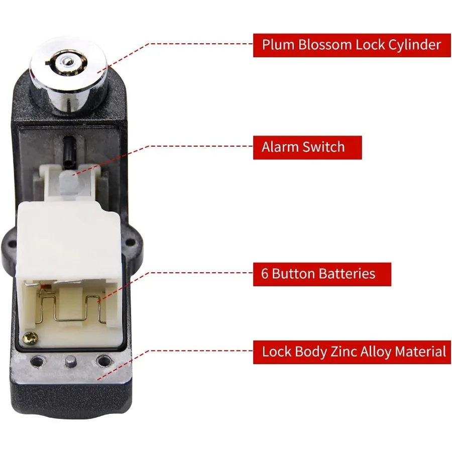 Alarm Disc Lock Set 2pcs Brake - Disc Lock Brake recension och pris