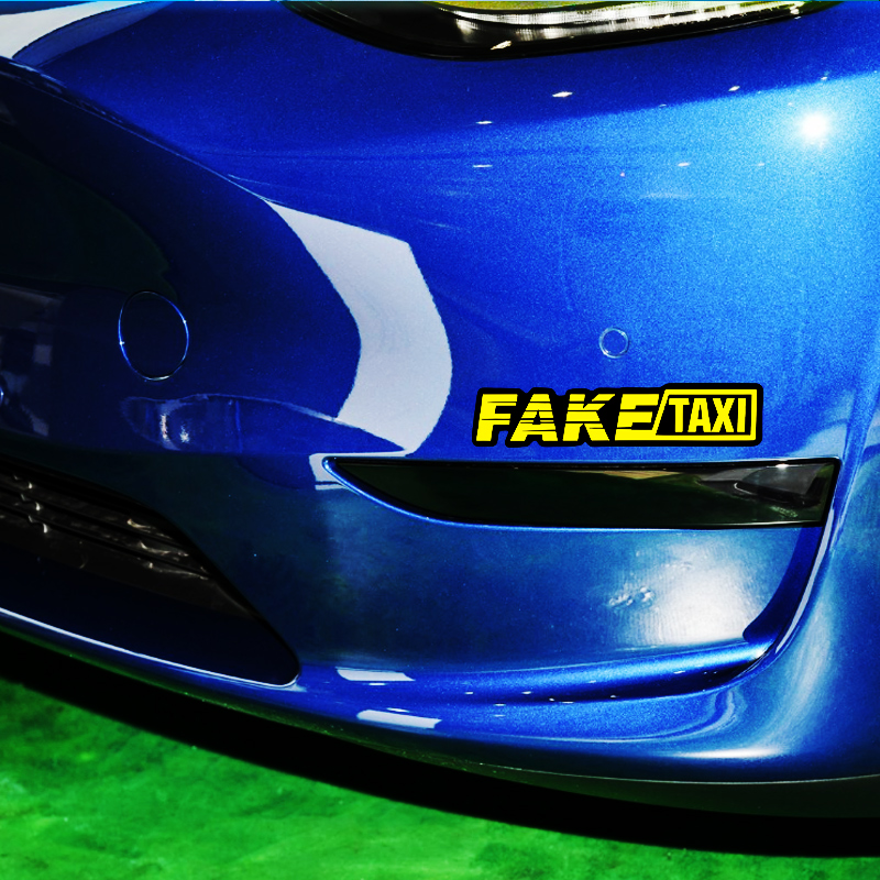 Yellow Fake Taxi Logo Pvc Wate - Motorcycle Gear Auto reseña y precio