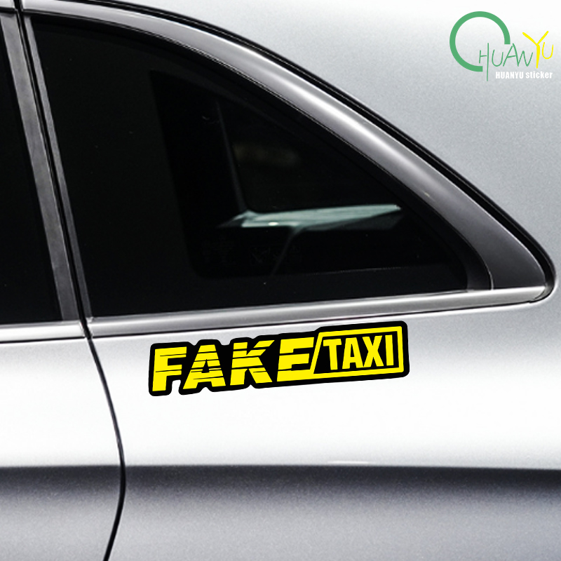 Yellow Fake Taxi Logo Pvc Wate - Motorcycle Gear Auto reseña y precio