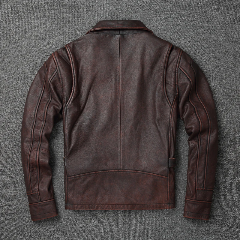 2025 Retro Style 100% Top Laye - Riding Jacket Leather reseña y precio