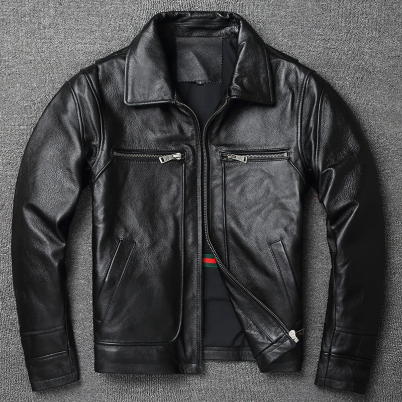2025 Retro Style 100% Top Laye - Riding Jacket Leather reseña y precio