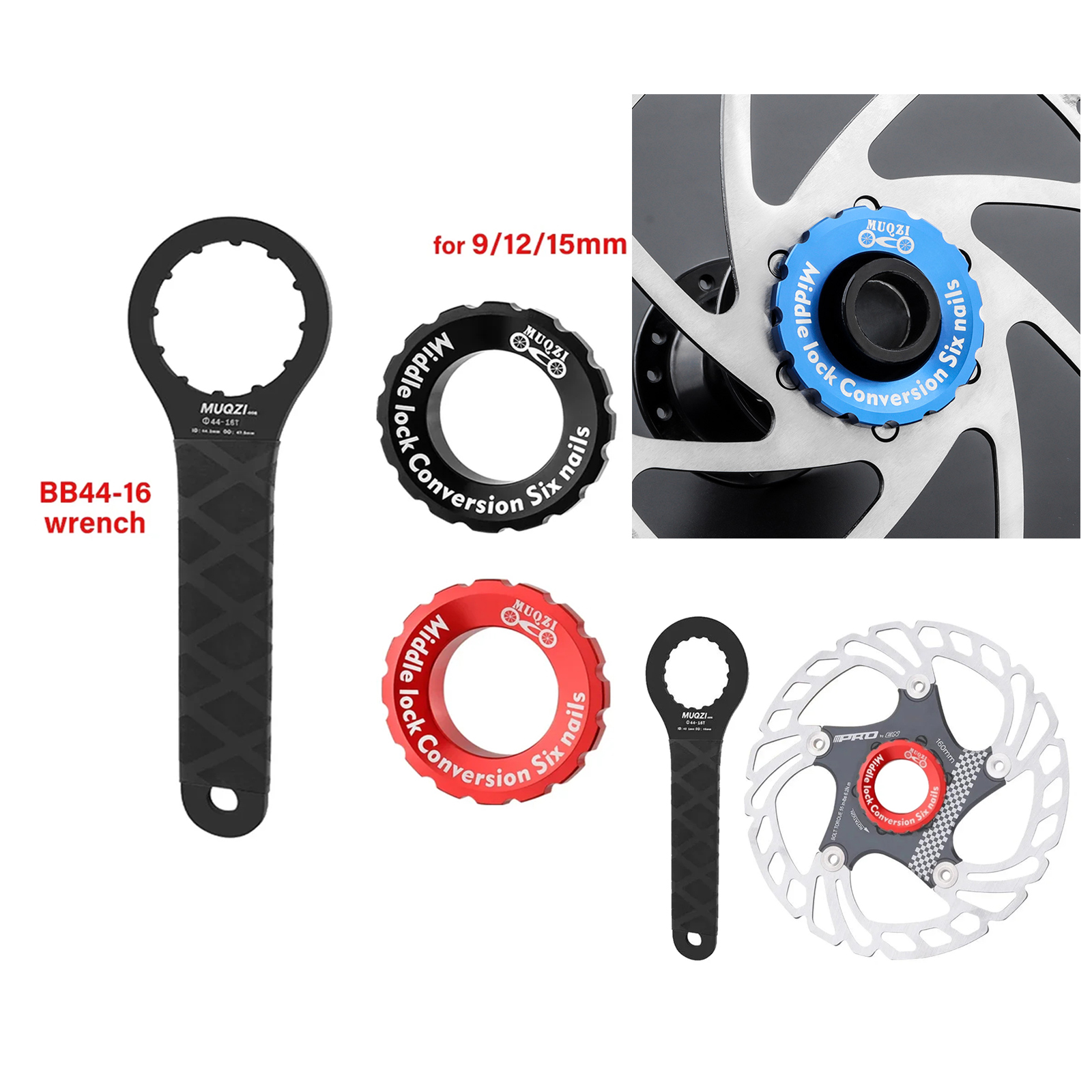 9/12/15mm Bicycle Centerlock L - Disc Lock Brake recension och pris