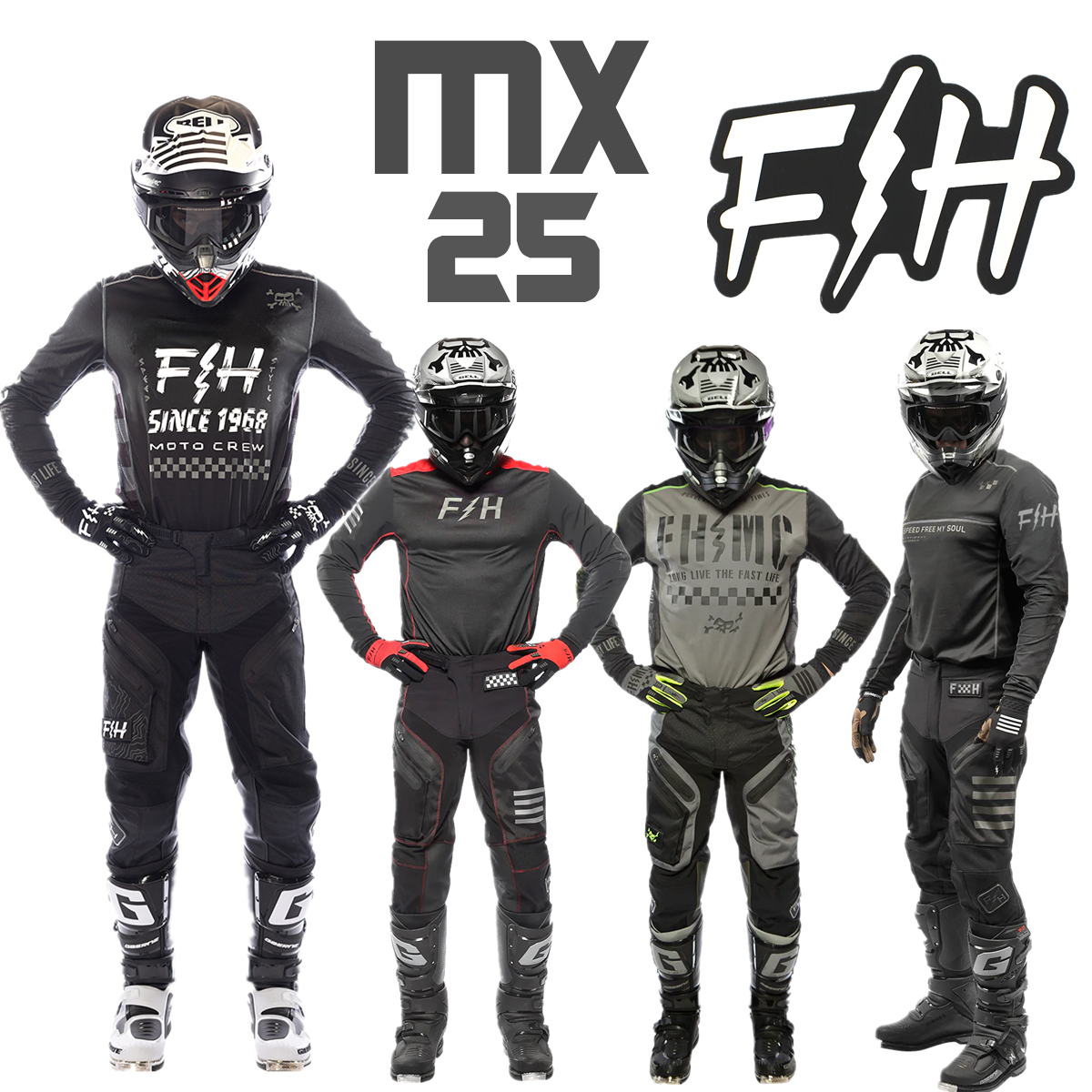 2023 FH Moto Suit Motocross Ge - Motorcycle Gear Bundle recension och pris