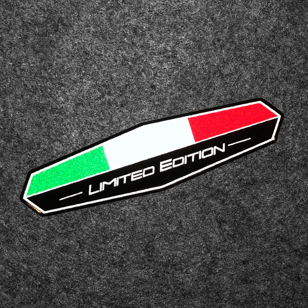 Italy Flag 3D Epoxy Sticker Mo - Motorcycle Gear Hub recension och pris