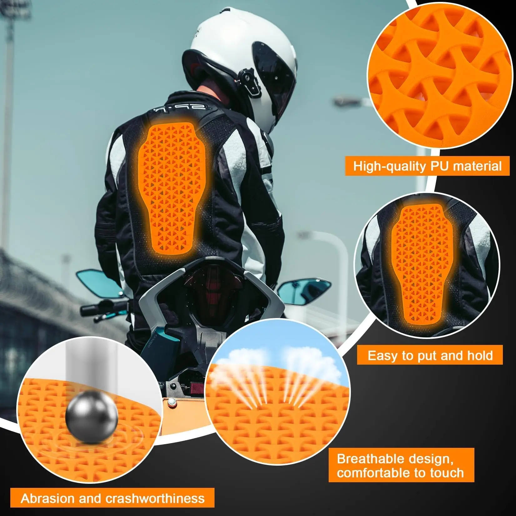 CE Level 1 Motorcycle Back Arm - Motorcycle Gear Protection Levels recension och pris